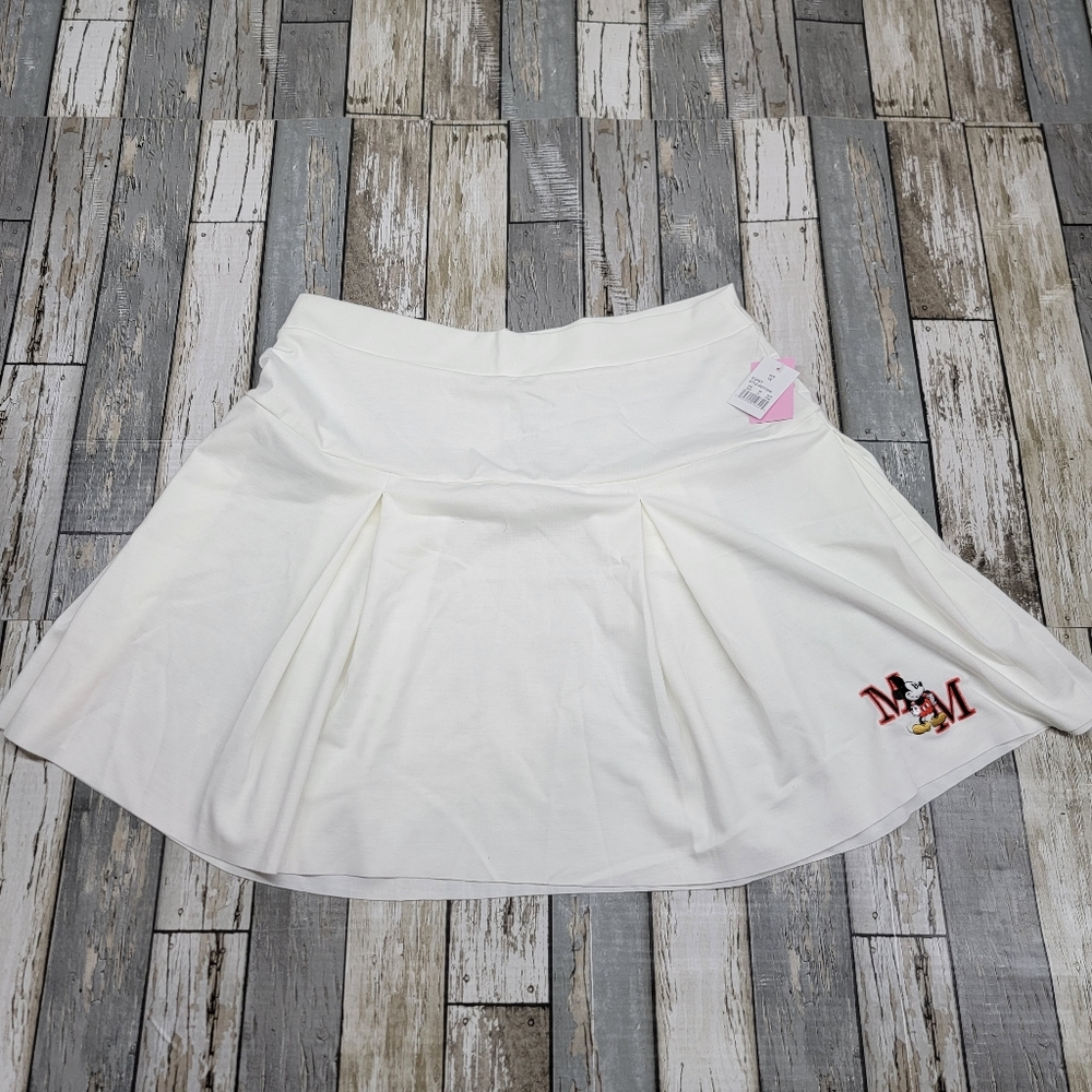 mickey mouse pleated mini skirt flared plus size 1X Brand Disney. #C-M6.